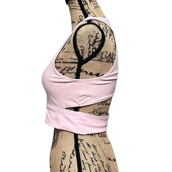 Outdoor Voices Slash Back Crop Sports Bra Medium - Picture 2 of 5